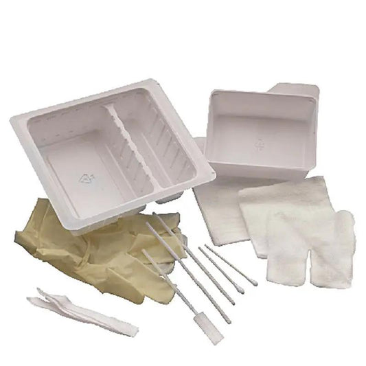 Trach Care Kit with Cleaning Supples & Gloves, Sterile