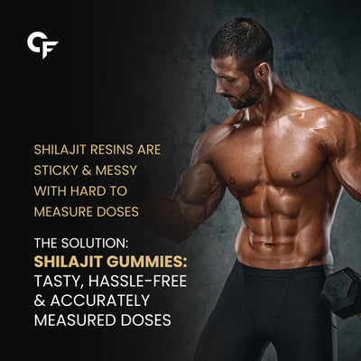 Carbamide Forte Himalayan Shilajeet/Shilajit Gummies | Improves Strength, Stamina And Immunity | Shilajit Original Gold Gummies For Men & | 60 Gummies