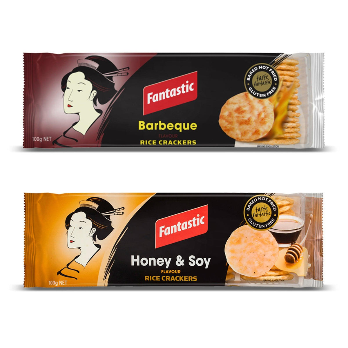 Bbq And Honey Soy Rice Crackers