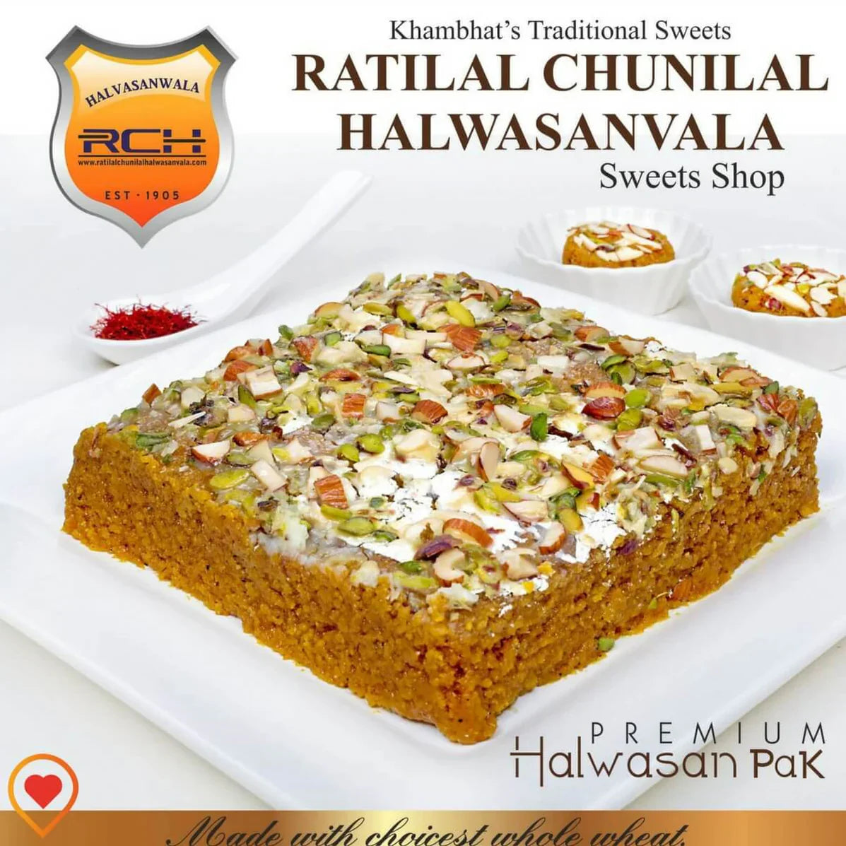 Ratilal Chunilal Halwasanwala Premium Halwasan Pak | 500 gms