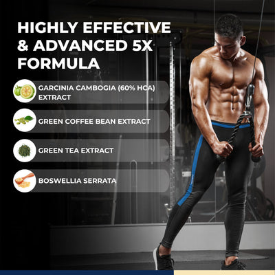 Carbamide Forte Keto Fat Burner & Natural Weight Loss Supplement For Women And Men 2650.05mg with Garcinia Cambogia & 4 more Ingredients - 60 Veg Tablets