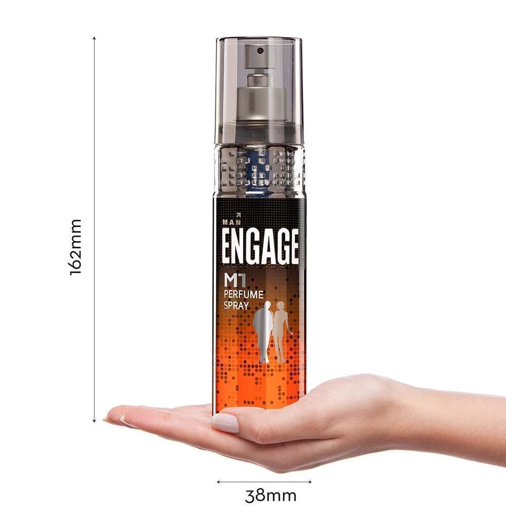 Engage M1 Perfume for Men, Citrus and Woody Fragrance Skin Friendly Long Lasting (120 ml)