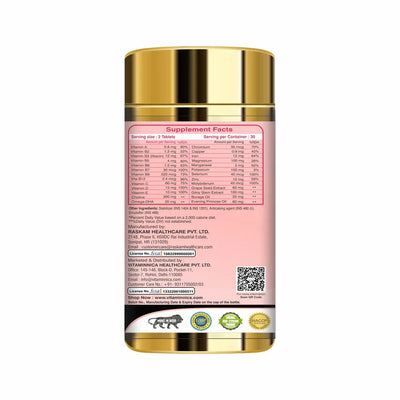 Multi Vita (Multivitamins) - Women and Bone Improves Energy level, Better Skin Density