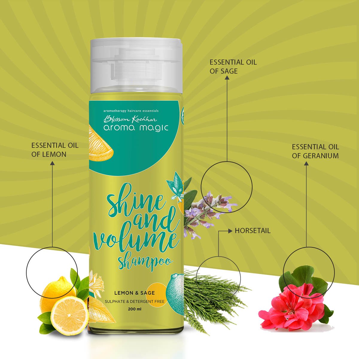 Aroma Magic Shine and Volume Shampoo (200 ml)