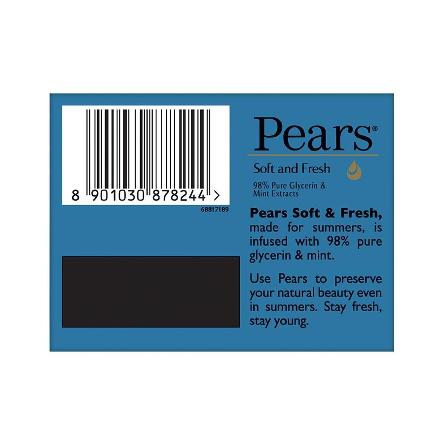 Pears Bathing Soap Soft & Fresh