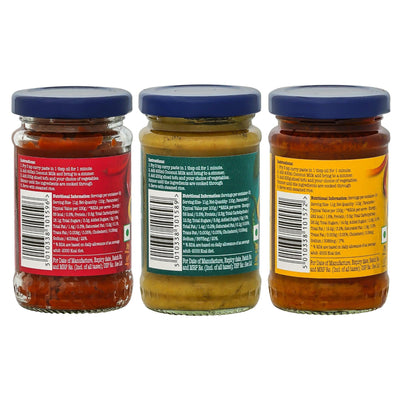 Thai Curry Paste Combo: Yellow, Red & Green (110g Each)