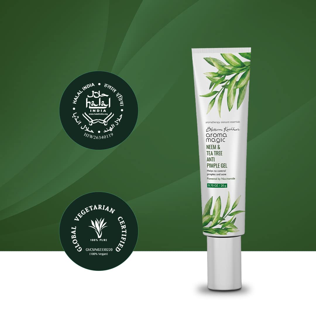 Aroma Magic Neem & Tea Tree Anti Pimple Gel - Niacinamide (20 gm)