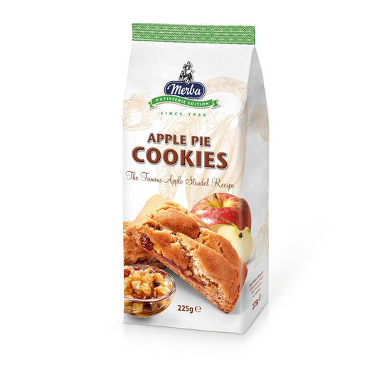 Apple Pie Patisserie Cookies, Gourmet Delight with Warm Spices & Sweet Apples, 225g