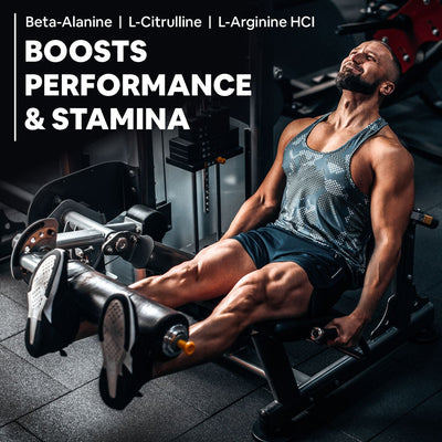 Carbamide Forte Pre Workout Powder for Men & Women with Taurine & Creatine Monohydrate | Pre workout supplements for Energy, Focus & Strength – Watermelon Flavour – 200g