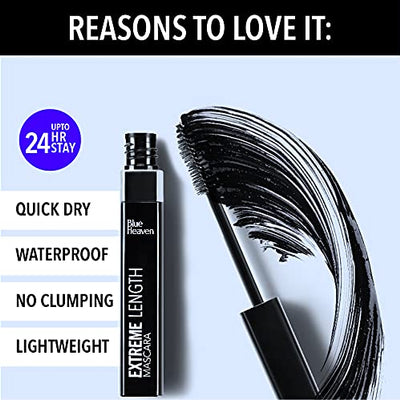 Blue Heaven Extreme Length Mascara, Black (9 ml)