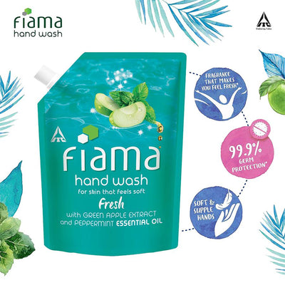 Fiama Fresh Moisturising Hand Wash with Peppermint and Green Apple