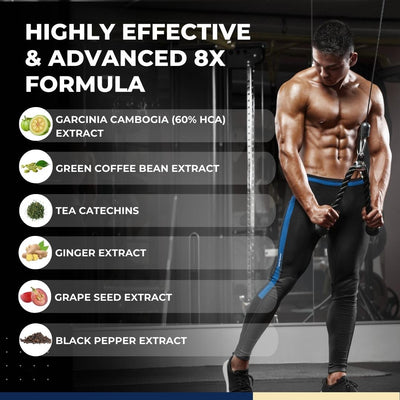 Carbamide Forte Fat Burner for Men & Women | Weight Loss Support - 60 Veg Tablets