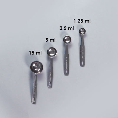 Ambrosia Stainless Steel Measuring Spoons – Set of 4