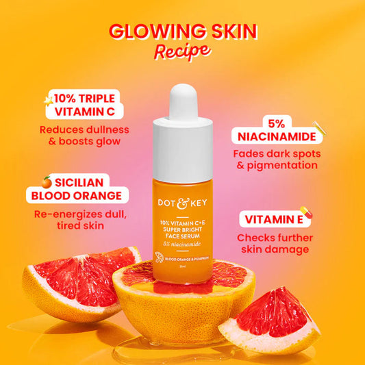 Dot & Key CSMS (Cleanser, Serum, Moisturizer, Sunscreen) Vitamin C Combo