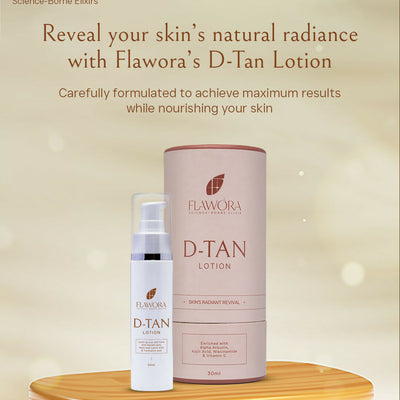 Flawora D-Tan Lotion for Pigmentation & Tan Removal For Dark Spots