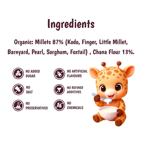 Junior's Nutrition Millet Pancake For Young Kids (1+ Years) | 400 gms
