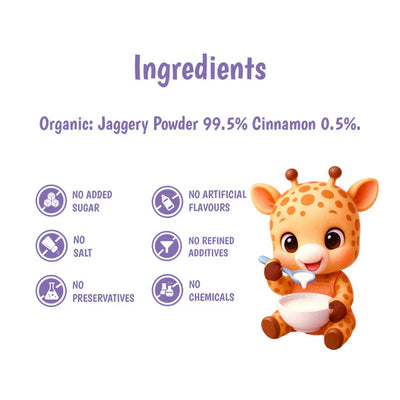 Junior's Nutrition Jaggery Powder For Young Kids (6+ Months) | 500 gms
