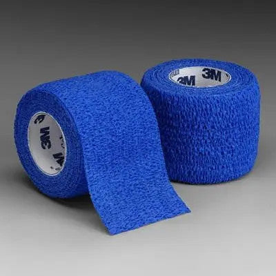 Coban Self-Adherent Wrap, Blue