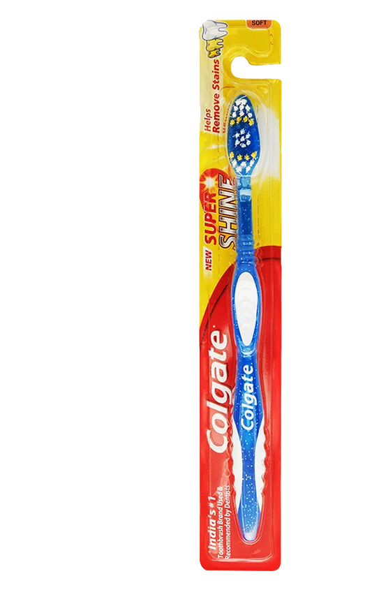 Colgate Super Shine Soft Bristle Toothbrush, 10GM