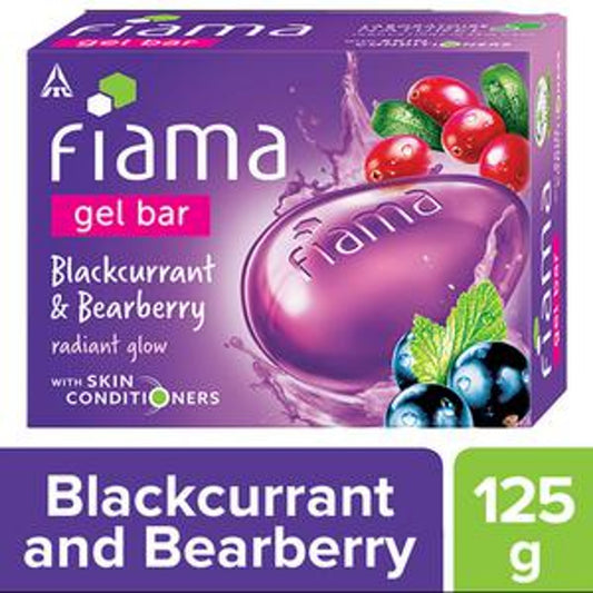 Fiama Blackcurrant & Bearberry Gel Bar - Radiant Glow, With Skin Conditioners