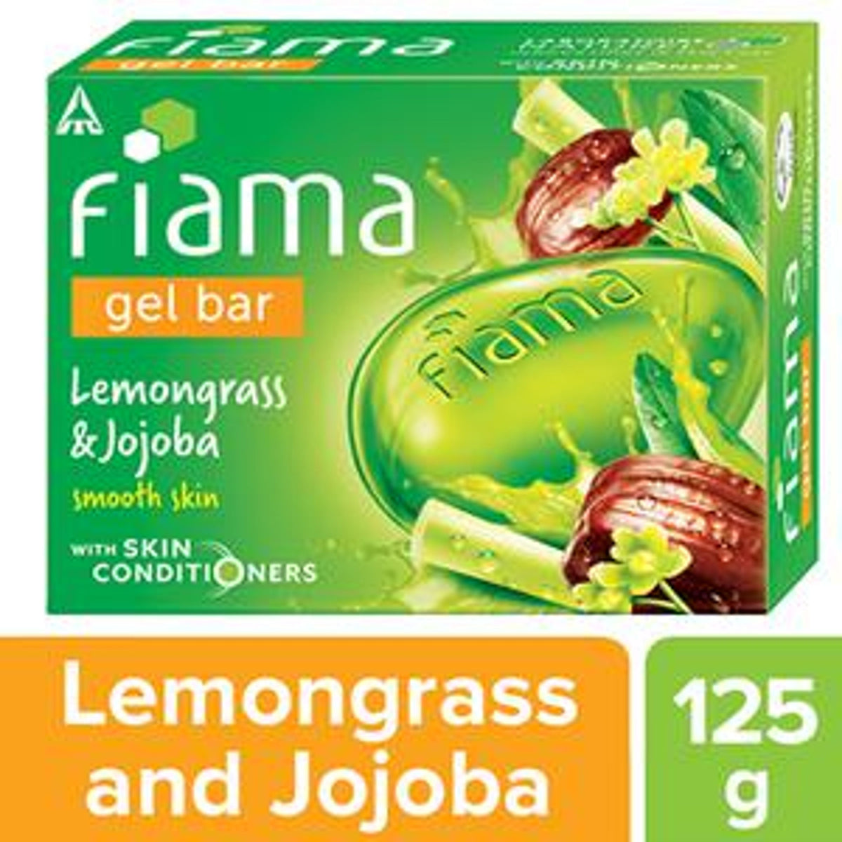 Fiama Lemongrass & Jojoba Gel Bar - Makes Skin Smooth, With Skin Conditioner
