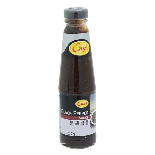 Ongs Sauce - Black Pepper, 227 ml Bottle