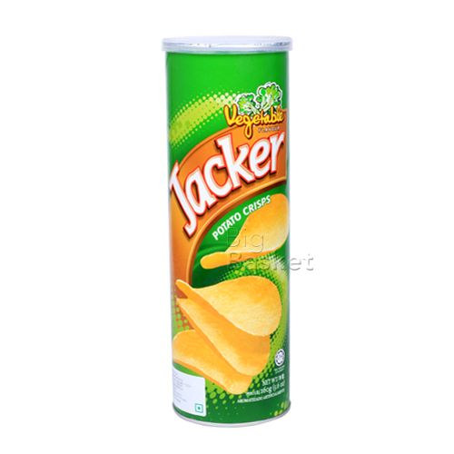 Jacker Potato Crisps - Vegetable Flavor, 160 g Jar