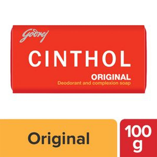 Cinthol Original Deodorant & Complexion Soap, 99.9% Germ Protection