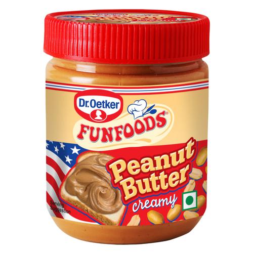 Dr. Oetker Fun Foods Peanut Butter - Creamy, 400 g Jar