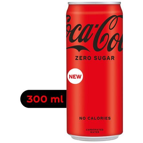 Coca Cola Zero Sugar Soft Drink, 300 ml Can