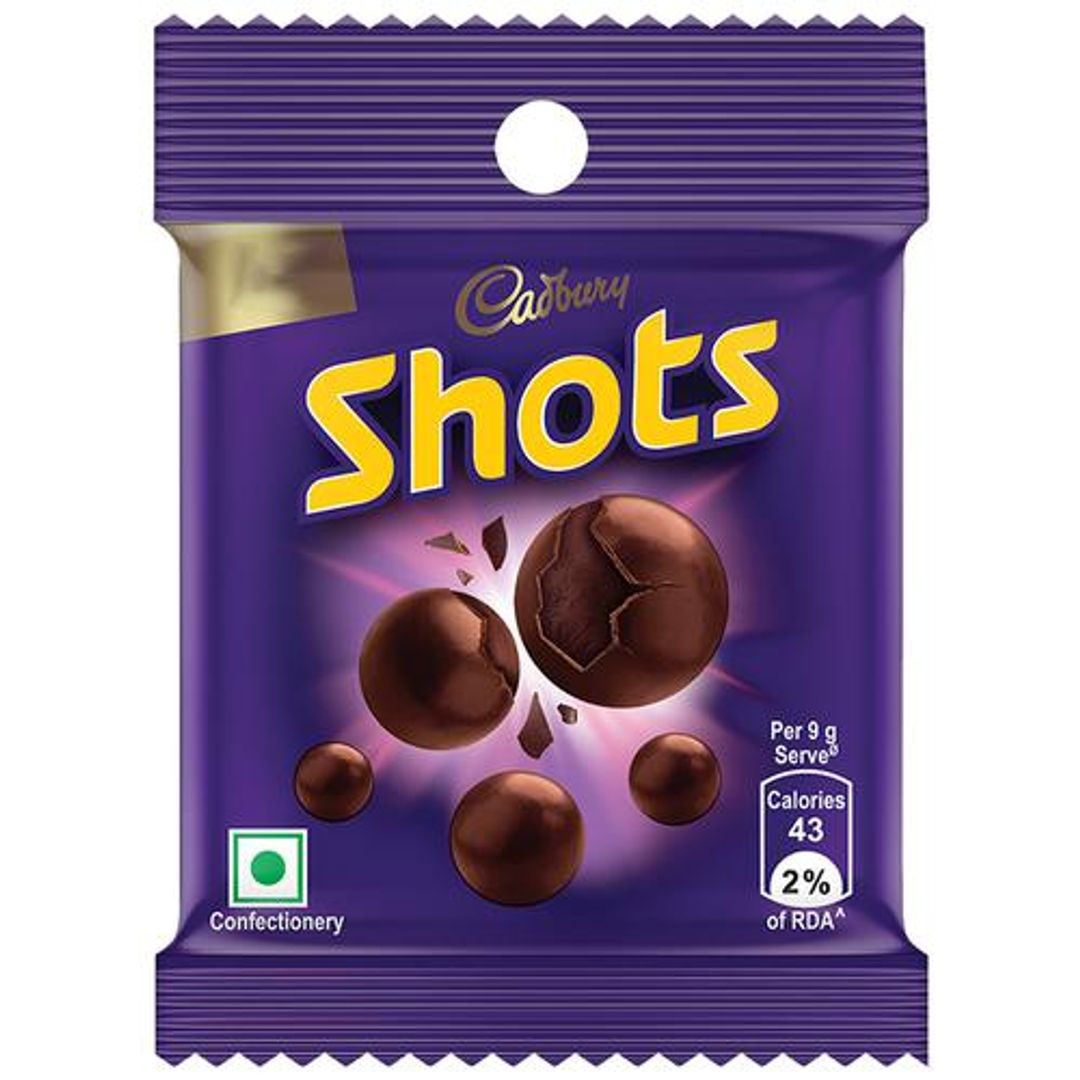 Cadbury Dairy Milk Shots, 18 g Pouch