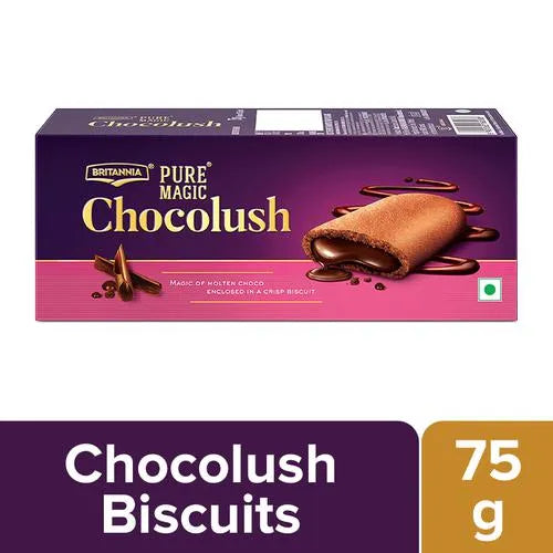 Britannia Pure Magic Chocolush Cookies, 75 g