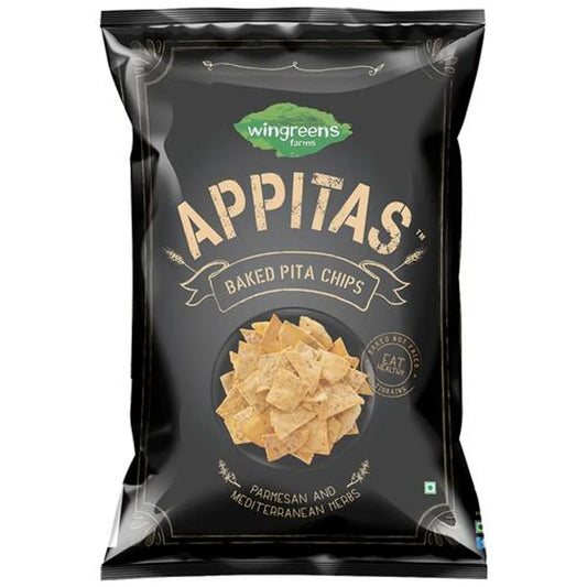 Appitas Chips - Pita, Parmesan And Mediterranean, 60 g
