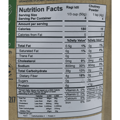 24 Mantra Organic Ready to Cook Ragi Idli Mix