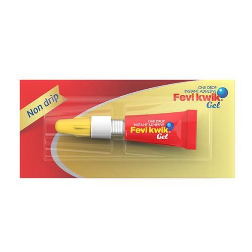 Fevikwik Gel - One Drop Instant Adhesive, Non Drip, For Metal, Rubber, Leather, Wood & Plastic, 1 g