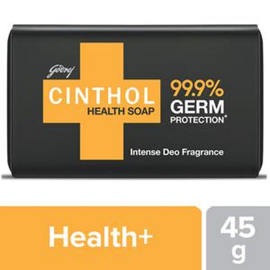 Cinthol Health Intense Deo Fragrance Bath Soap, 99.9% Germ Protection