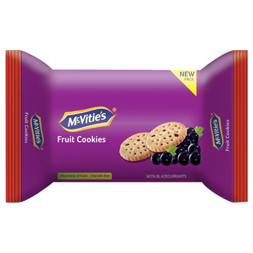 Mcvities Fruit Cookies, 75 g