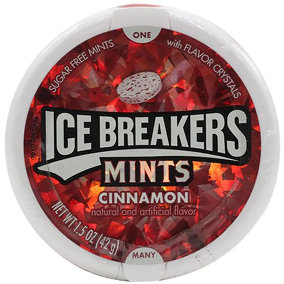 Ice Breakers Sugar Free Mints - Cinnamon, 42 g