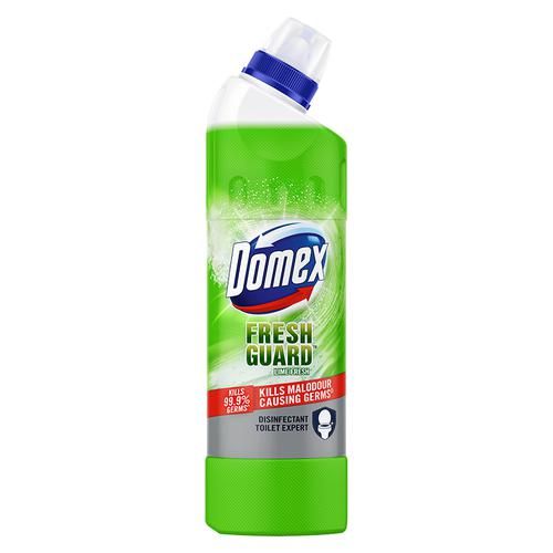 Domex Fresh Guard Disinfectant Toilet Cleaner Liquid - Lime Fresh, 500 ml