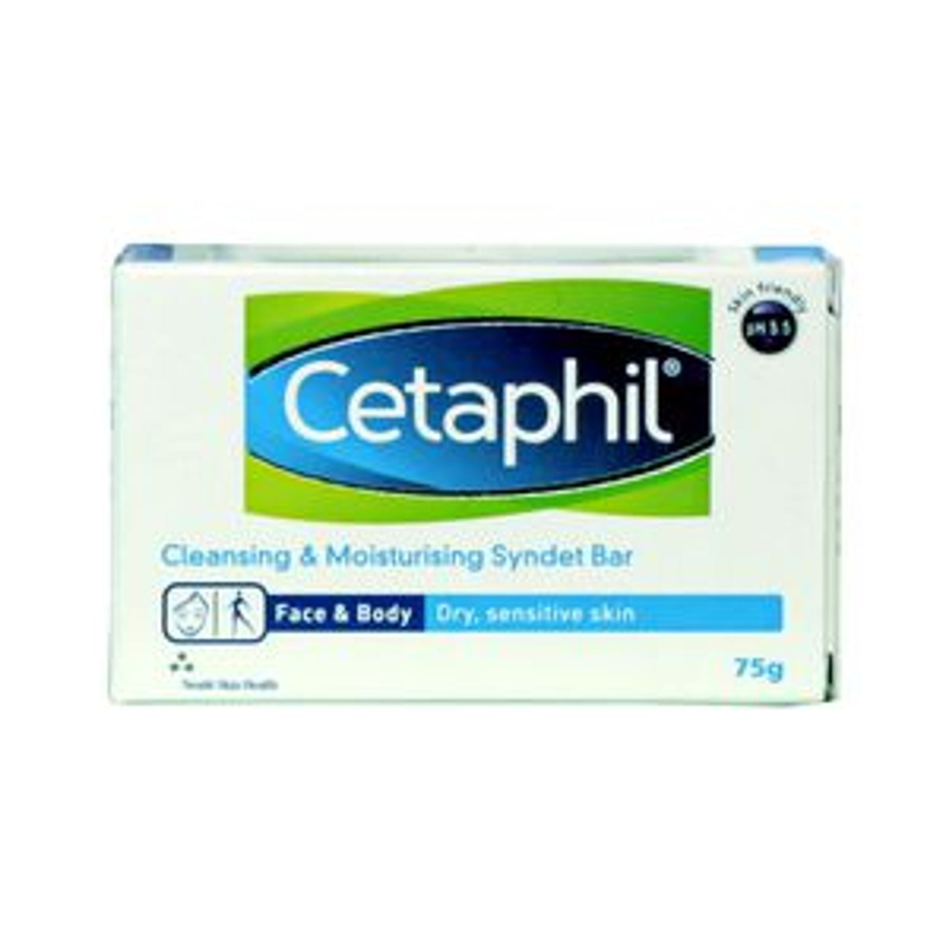 Cetaphil Cleansing & Moisturizing Syndet Bar