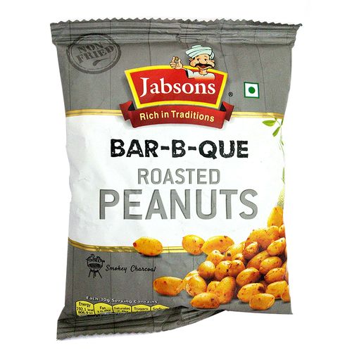JABSONS Roasted Peanuts - Bar-B-Que, 140 g
