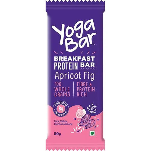 Yoga Bar Breakfast Protein Bar - Apricot Fig, 50 g
