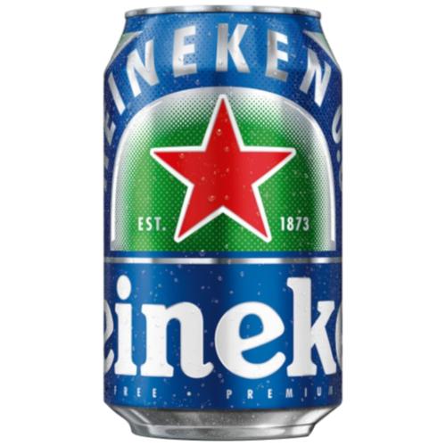 Heineken 0. 0 Non Alcoholic Beer, 330 ml Can
