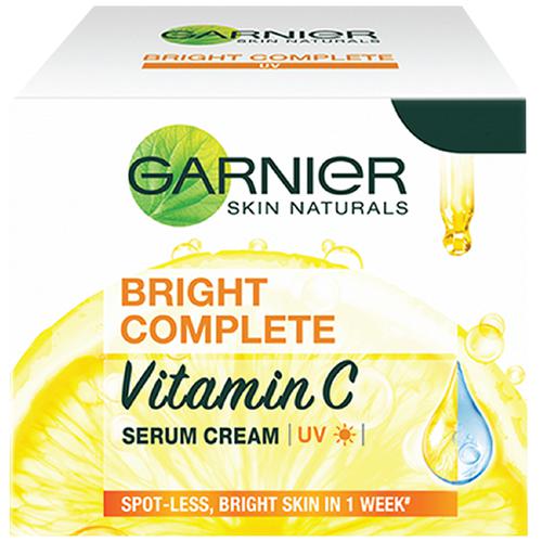 Garnier Bright Complete Vitamin C Serum Cream - Reduces Dark Spots, 23 g