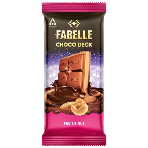Fabelle Choco Deck Chocolate - Fruit & Nut, 126 g