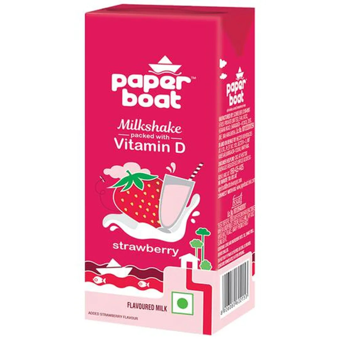 Paper Boat Strawberry Milkshake, 180 ml