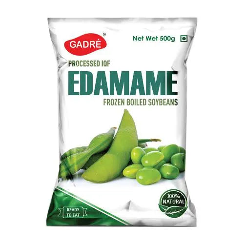 Gadre Marine Frozen Edamame - Boiled Soybeans, 500 g Pouch