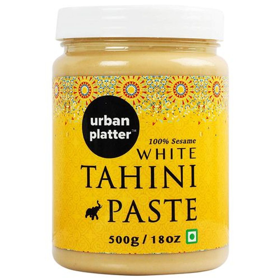 Urban Platter White Tahini Paste - 100% Sesame, 500 g Jar