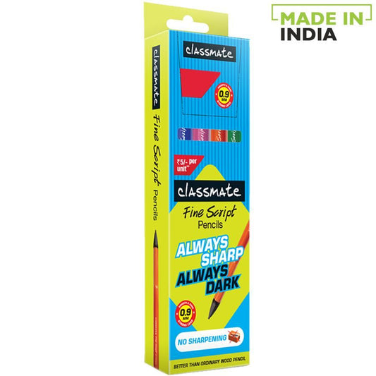 Classmate Finescript Pencil - 0.9 MM, 10 pcs
