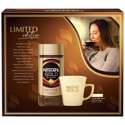 Nescafe Coffee Powder - Gold Blend, 200 g (Get Free Ceramic Mug)